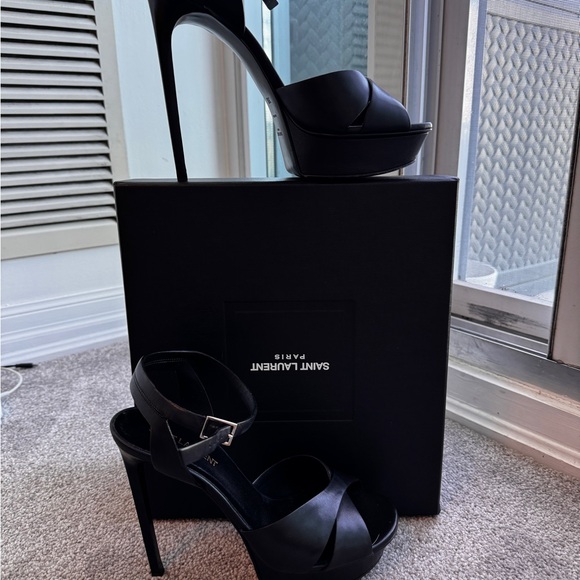 YSL Tribute Platform Sandals - Picture 8 of 8